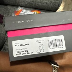 Vince Camuto Cherry Red Patent Shoes